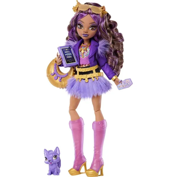Monster High Clawdeen Wolf bambola con accessori - Mattel immagine 3