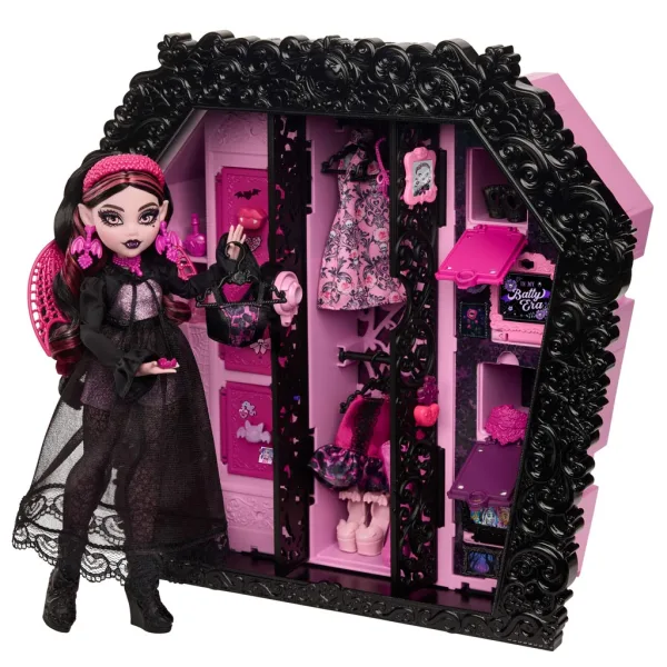 Monster High Moda Mostruosa Armadio con Draculaura - Mattel immagine 2