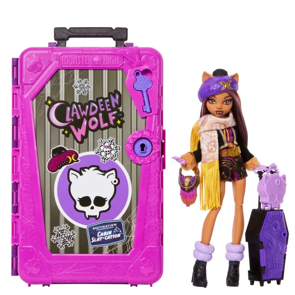 Monster High Mostri Amici Segreti - Rifugio Spaventoso - Clawdeen Wolf - Mattel immagine 2