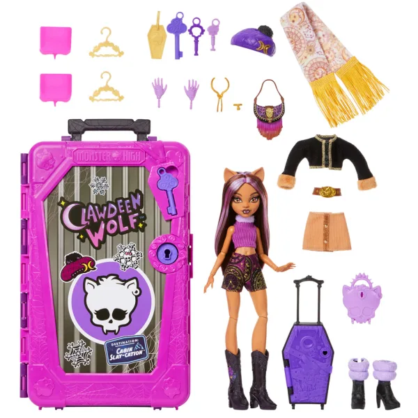 Monster High Mostri Amici Segreti - Rifugio Spaventoso - Clawdeen Wolf - Mattel immagine 6