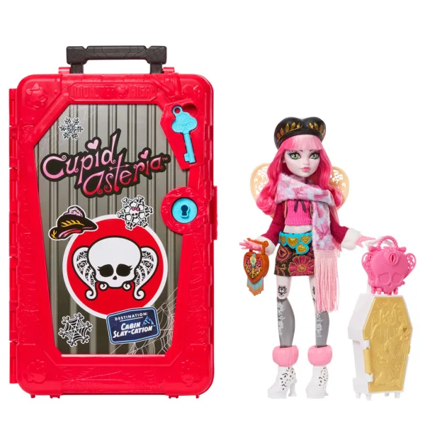Monster High Mostruosamente Amici Segreti - Rifugio Spaventoso - Cupid Asteria - Mattel immagine 2