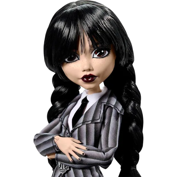Monster High X Mercoledì: bambola Mercoledì Addams - Mattel immagine 3