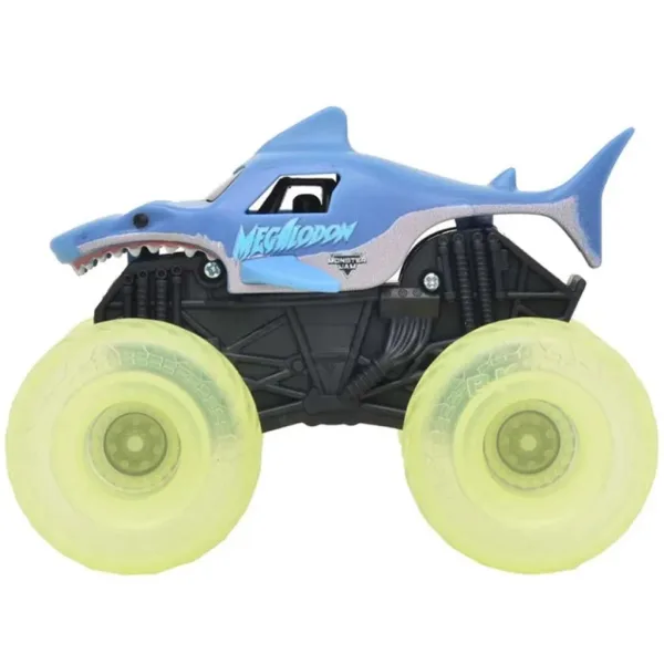 Monster Jam: Monster truck Megalodon luminoso – 1/43 - Spin Master immagine 3