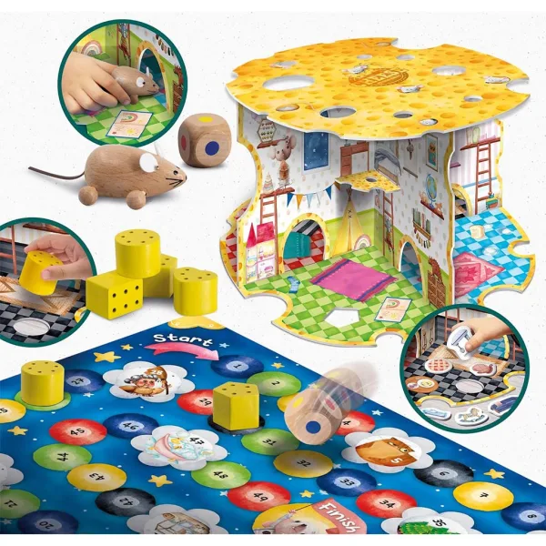 Montessori: The Mouse House - Egérlak - Gioco da tavolo - Lisciani immagine 2