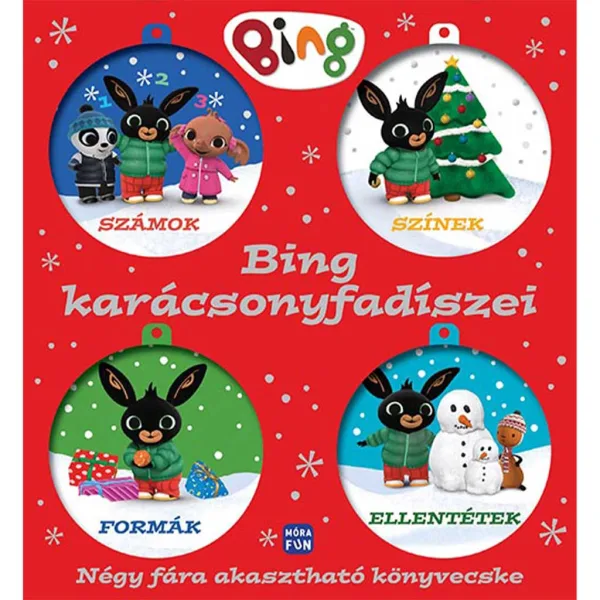 Móra: Decorazioni natalizie di Bing - Libretto da appendere a quattro alberi immagine 1