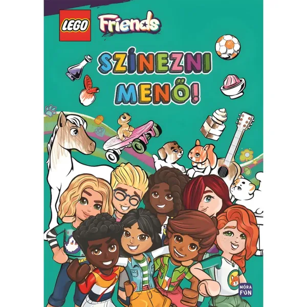 Móra: LEGO® Friends - Colorare è divertente libro da colorare immagine 1