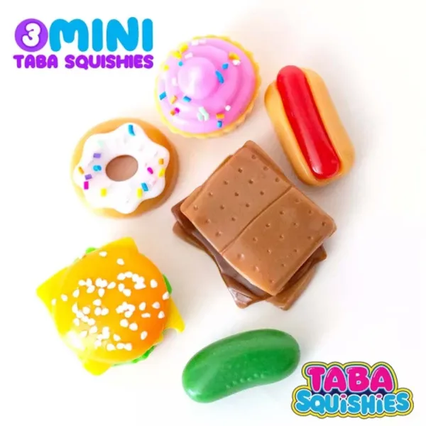 Mushmeez: DIY morbidi, squishy mini dolcetti set da 3 pezzi diversi 1 pezzo immagine 2