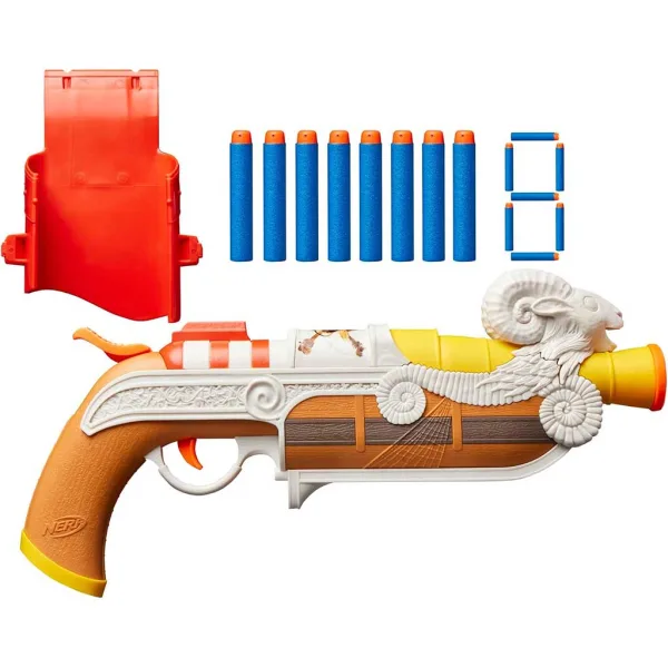 Nerf: One Piece Going Merry Blaster pistola a dardi in schiuma - Hasbro immagine 2