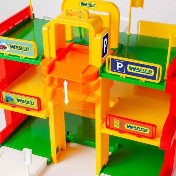 Garage di servizio a tre piani con strada e accessori - Wader immagine 3