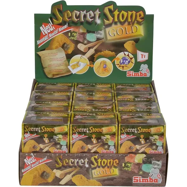 Pacchetto sorpresa oro Secret Stone di diversi tipi immagine 1