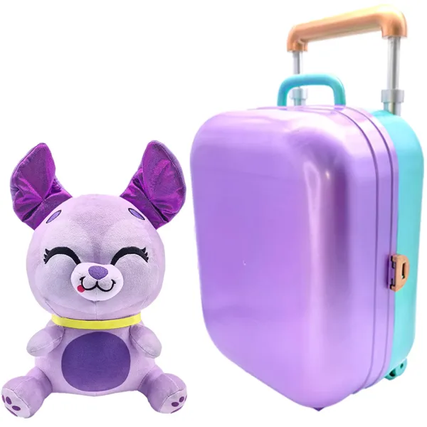 Pajtik da viaggio – Lavi Starlight Luce di Luna Stella peluche con valigia e cuscino da viaggio immagine 2