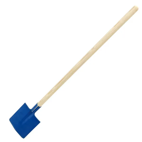 Pala da giardino con manico in legno di colore blu 75 cm - Woodyland immagine 1