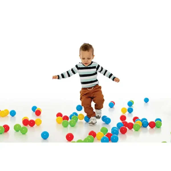 Palla colorata in rete 60pz - D-Toys immagine 3