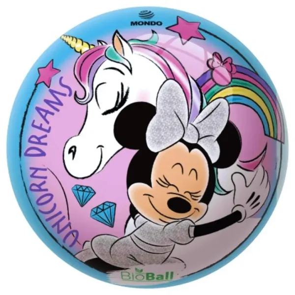 Palla di gomma BioBall Minnie Mouse 23cm immagine 3