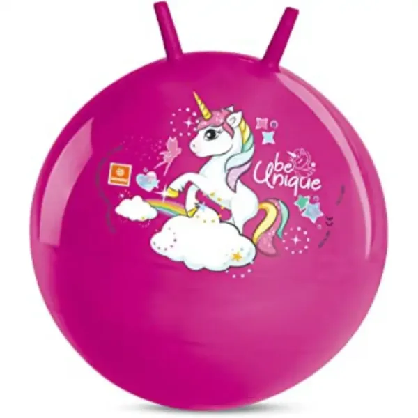 Palla rimbalzante unicorno 50cm immagine 2