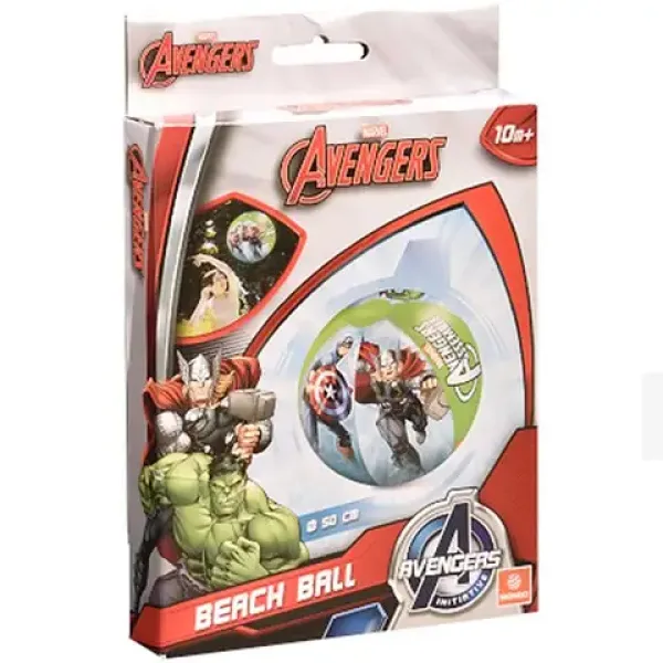 Palla da spiaggia gonfiabile Avengers 50cm immagine 2