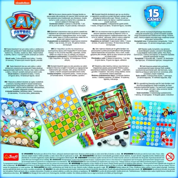 Paw Patrol collezione di giochi da tavolo 15 in 1 - Trefl immagine 4