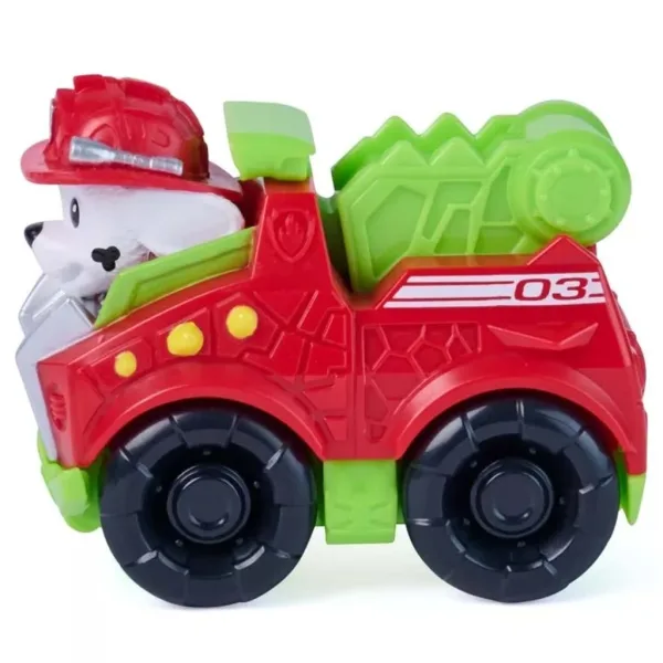 Paw Patrol: Dino Movie Marshall mini auto da corsa 6,4 cm - Spin Master immagine 2