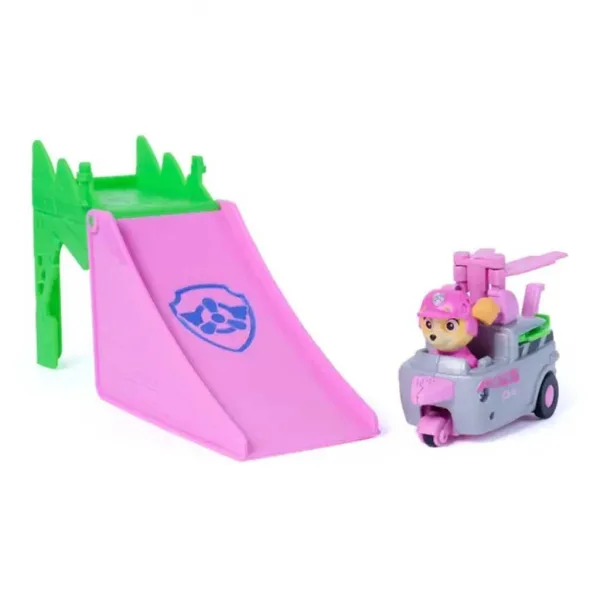 Paw Patrol Dino Movie - Veicolo acrobatico ribaltabile di Skye - Spin Master immagine 3