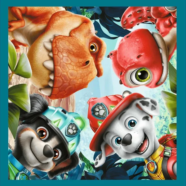Paw Patrol Isola dei Dinosauri - puzzle 3 in 1 da 20, 36, 50 pezzi - Trefl immagine 4