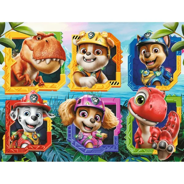 Paw Patrol isola dei dinosauri puzzle da 30 pezzi - Trefl immagine 2