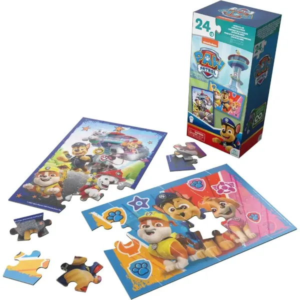 Paw Patrol: Puzzle lenticolare 2x24 pezzi - Spin Master immagine 2