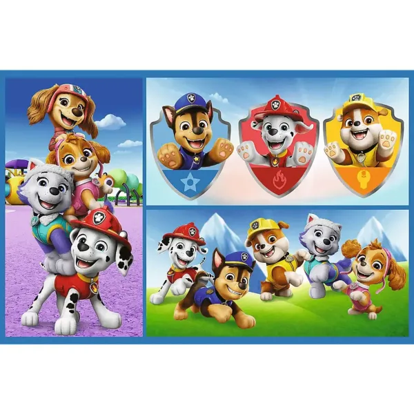 Paw Patrol regole 2x70 pezzi puzzle - Trefl immagine 3