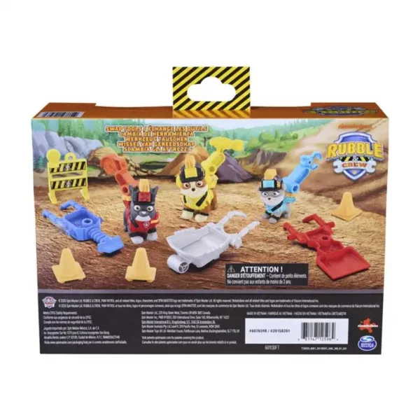 Paw Patrol Rubble e la sua squadra figura Zumba set di gioco - Spin Master immagine 2