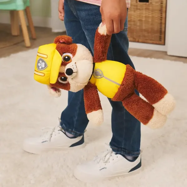 Paw Patrol Rubble peluche 33cm - Spin Master immagine 3