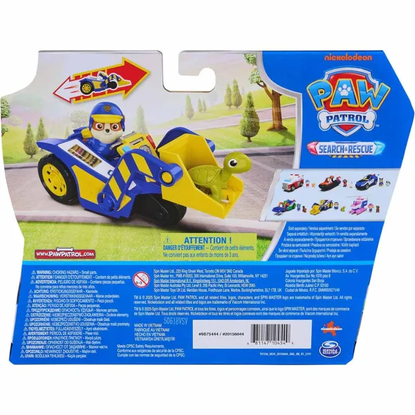 Paw Patrol: Veicolo di Rubble con figura di ricerca e salvataggio - Spin Master immagine 2