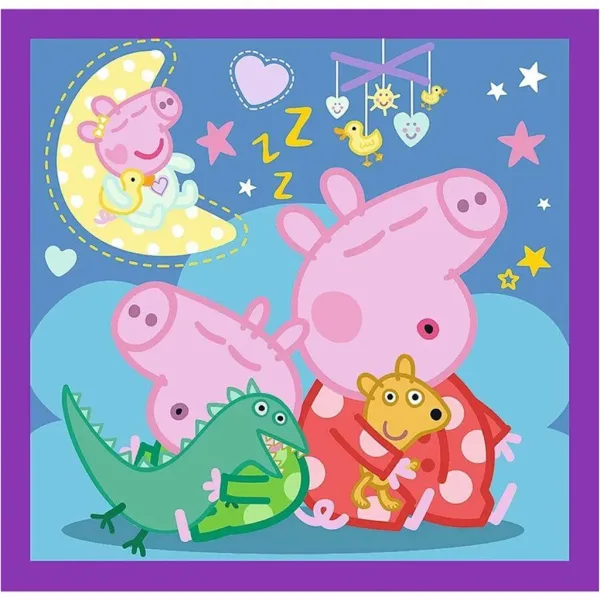 Peppa Pig 3 in 1 puzzle da 20-36-50 pezzi - Trefl immagine 4