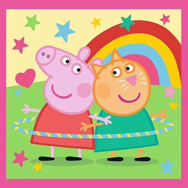 Peppa Pig - 3 in 1 puzzle da 20, 36, 50 pezzi - Trefl immagine 4