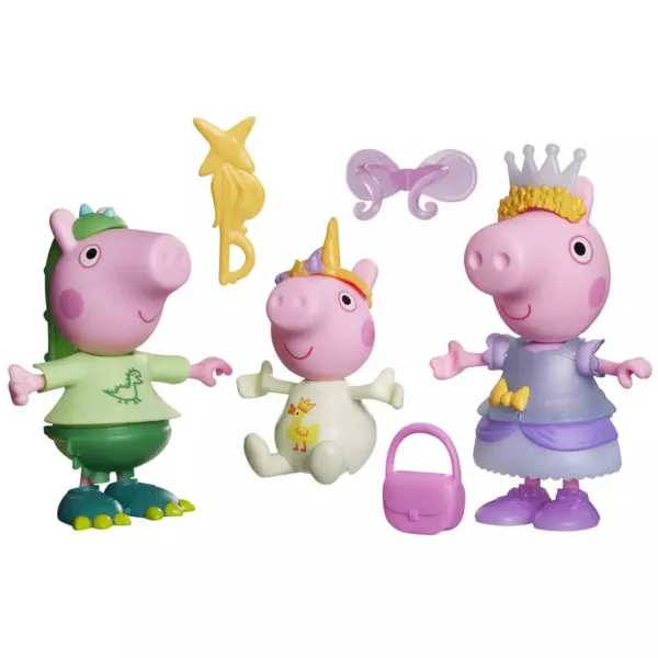 Peppa Pig Set di gioco da vestire I tre porcellini - Hasbro immagine 2