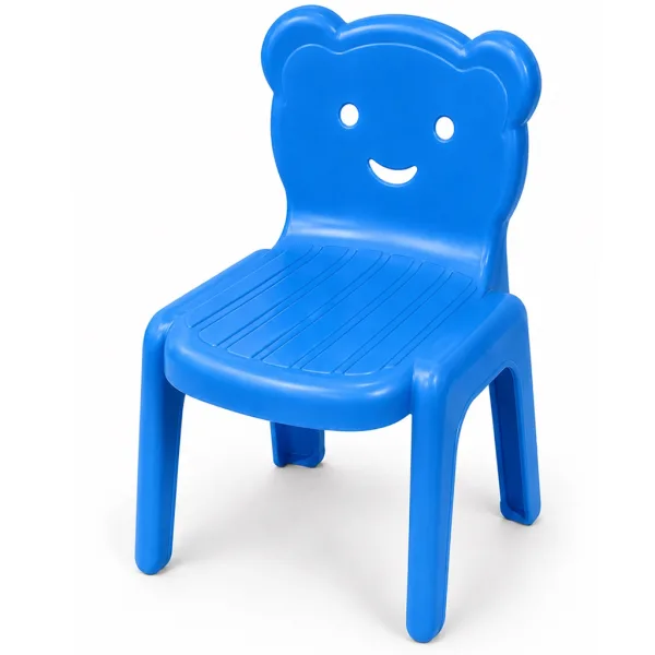 Piccola sedia sorridente per bambini, disponibile in diversi colori, 1 pezzo