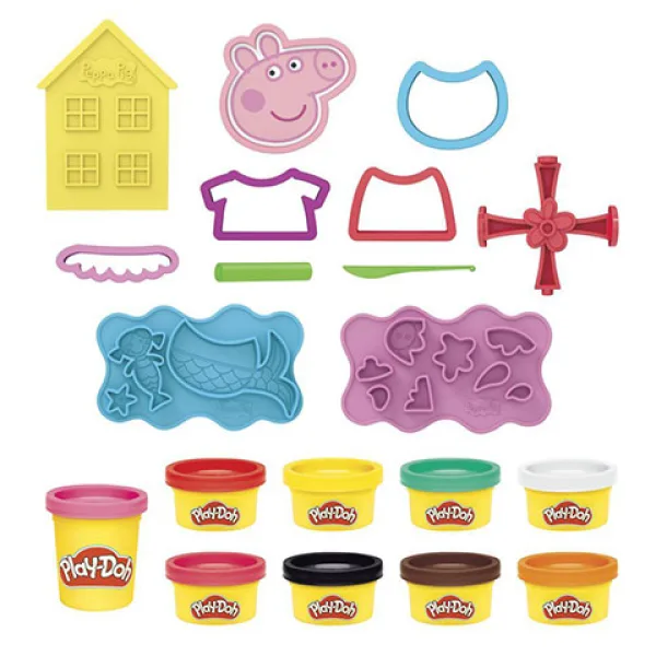 Play-Doh: Set di pasta modellabile Peppa Pig Stylin con accessori - Hasbro immagine 2