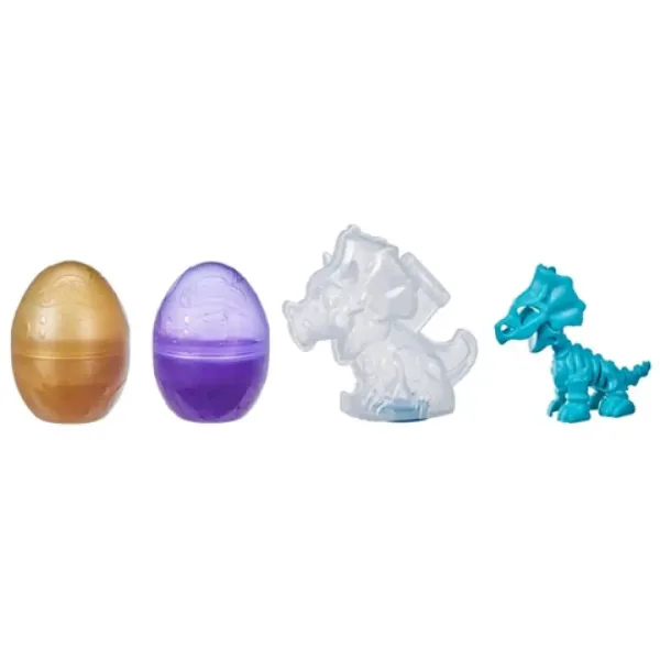 Play-Doh: Uova della squadra dei dinosauri e ossa di dinosauro Triceratops set di gioco - Hasbro immagine 2