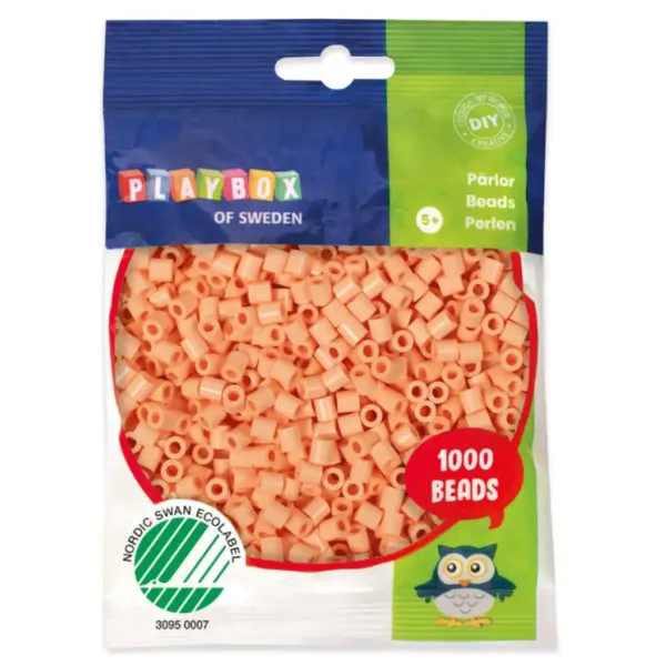 PlayBox: perline da stirare MIDI da 5mm in colore pesco da 1000 pezzi immagine 1