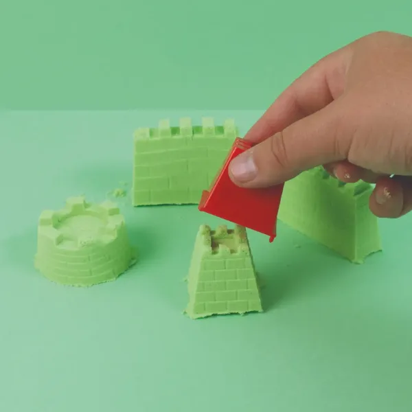 PlayBox: Secchio di pasta modellabile verde 1kg immagine 2