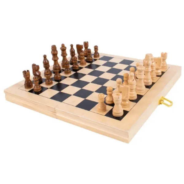 PlayBox: Scacchi in legno con tavola pieghevole immagine 2