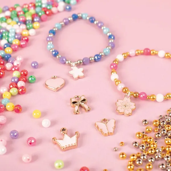 PlayBox: Set di perline per bracciali Charm con ciondoli 500 pezzi immagine 4