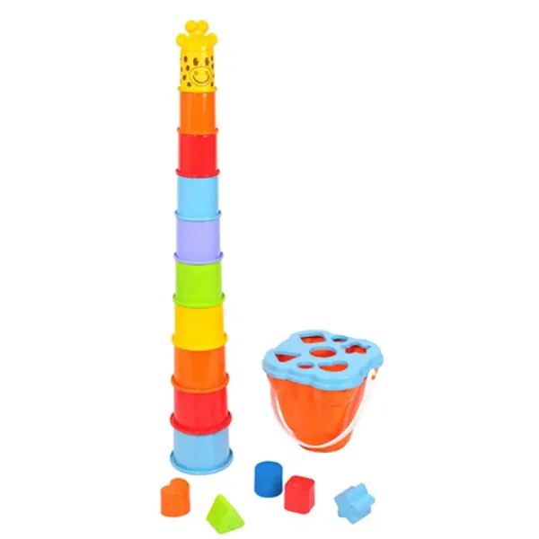 Playgo: Centro attivo per neonati con giraffa immagine 2