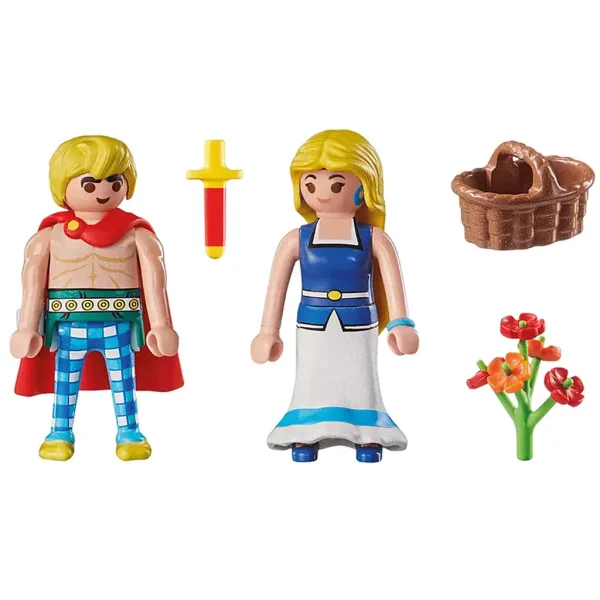 Playmobil: Asterix - Tragicomix e Falbala (71544) immagine 3