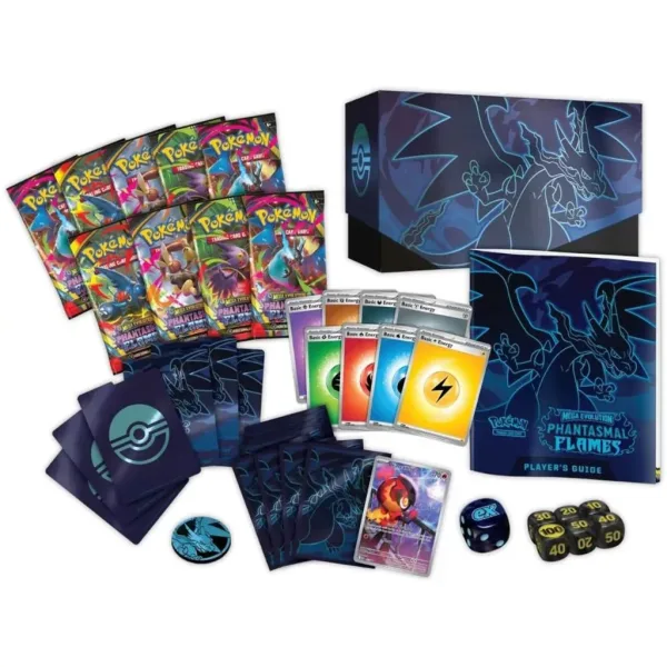 Pokémon TCG: ME02 Fiamme Fantasmagoriche Elite Trainer Box 9 pacchetti booster immagine 2