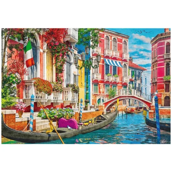 Pomeriggio estivo a Venezia - puzzle da 1500 pezzi - Trefl immagine 2