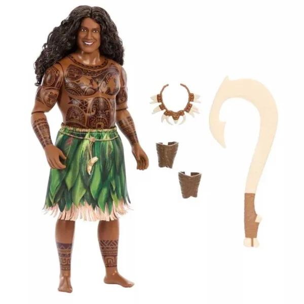 Disney Principesse: Vaiana il film - figura di Maui 26cm - Mattel immagine 3