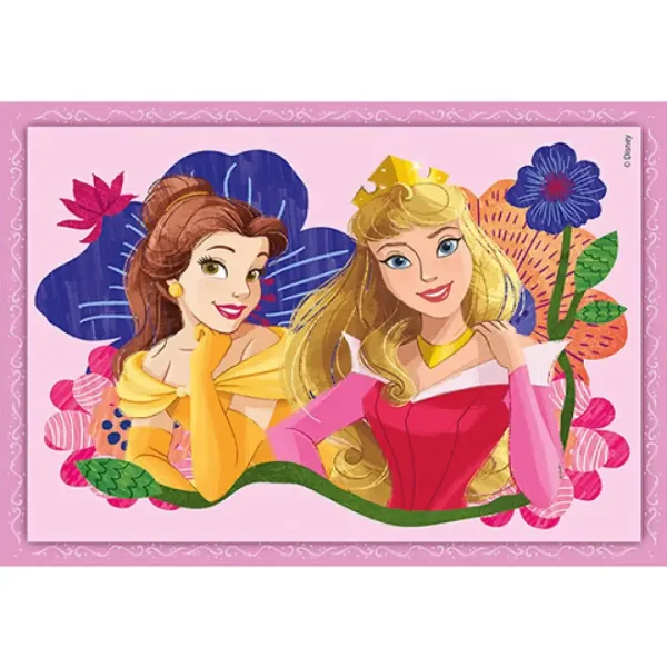 Puzzle 4 in 1 delle principesse Disney - Clementoni immagine 3
