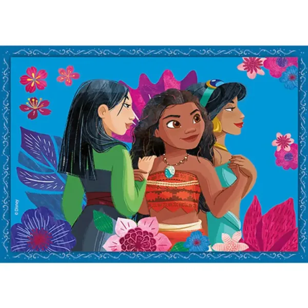 Puzzle 4 in 1 delle principesse Disney - Clementoni immagine 4