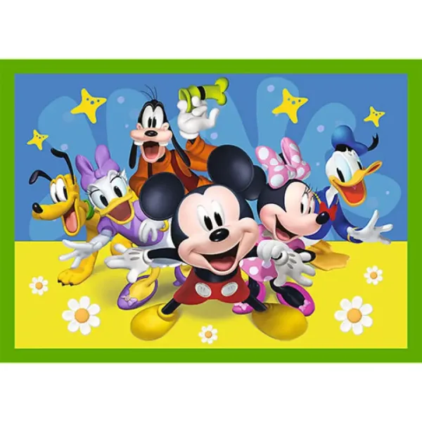 Puzzle 4 in 1 di Topolino e i suoi amici - Trefl immagine 3