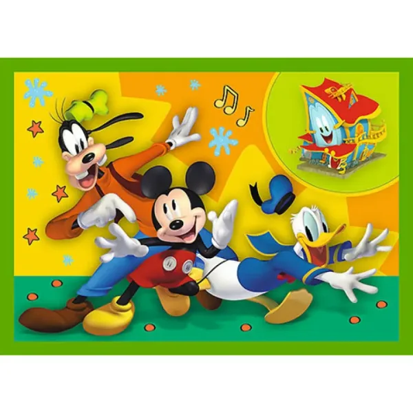Puzzle 4 in 1 di Topolino e i suoi amici - Trefl immagine 4