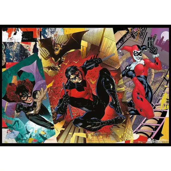 Puzzle Batman: Gli eroi e i cattivi di Gotham 4x250 pezzi - Trefl immagine 3